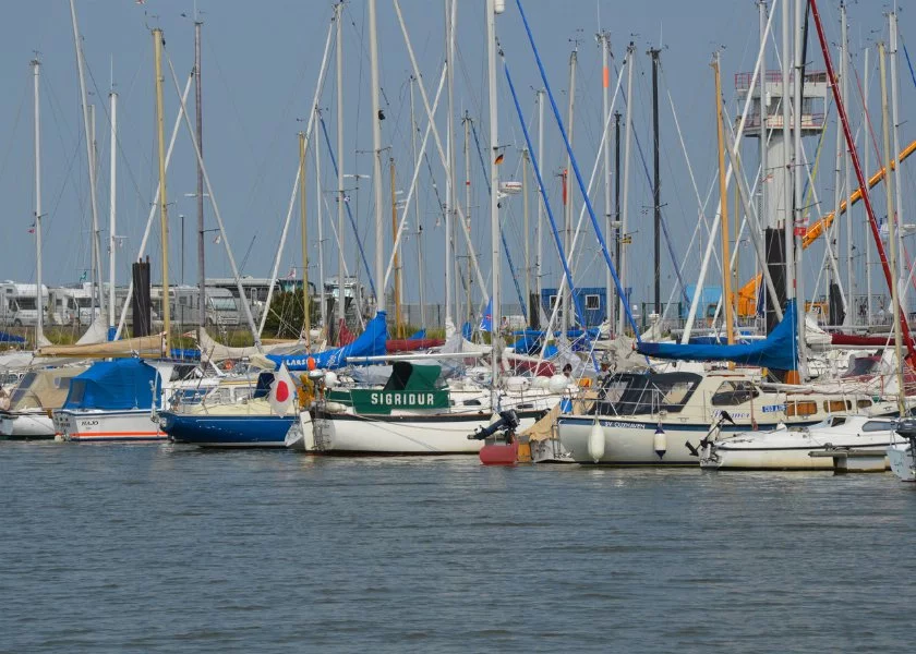 Yachthafen in Döse bei Cuxhaven